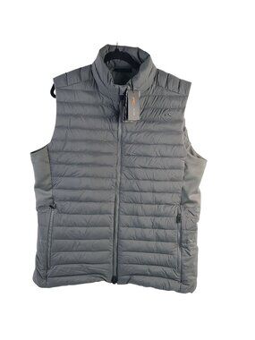 NEW KJUS Men's FRX Blackcomb Vest Pewter Size 54, XL Lightweight Down Puffer